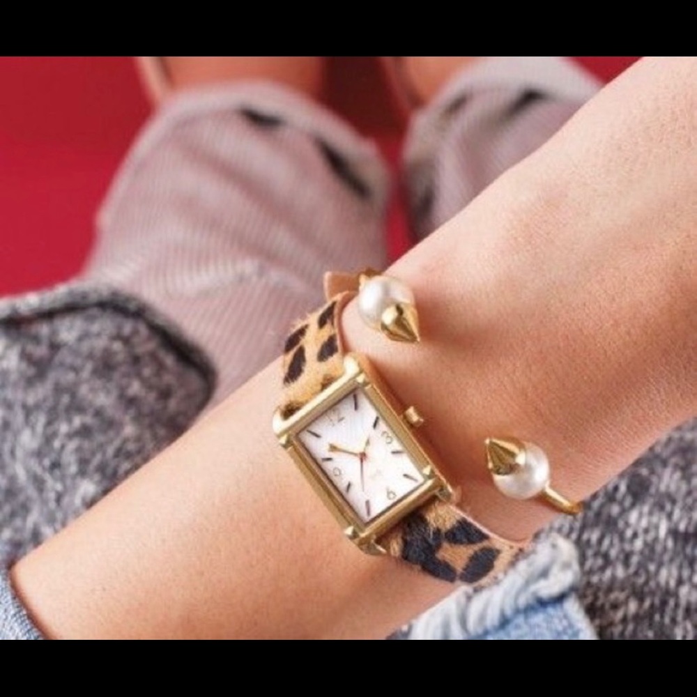 Stella & Dot Pyramid Tank Watch Exotic